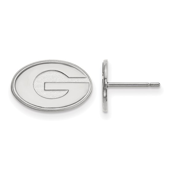 Sterling Silver University of Georgia Post Earrings Sterling Silver University of Georgia Post Earrings